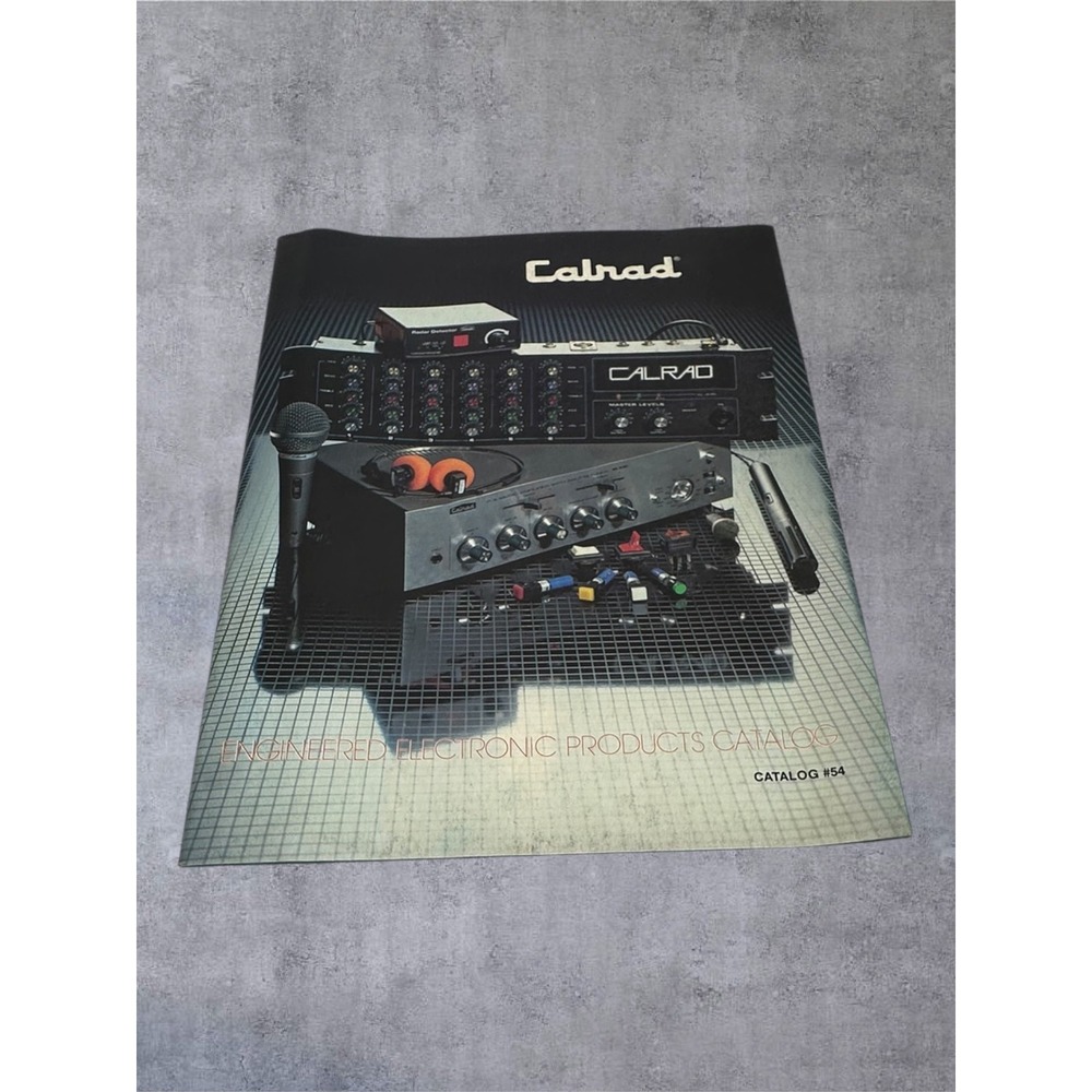 Calrad Electronic Products Catalog 54 1984 Vintage Audio Gear Manual